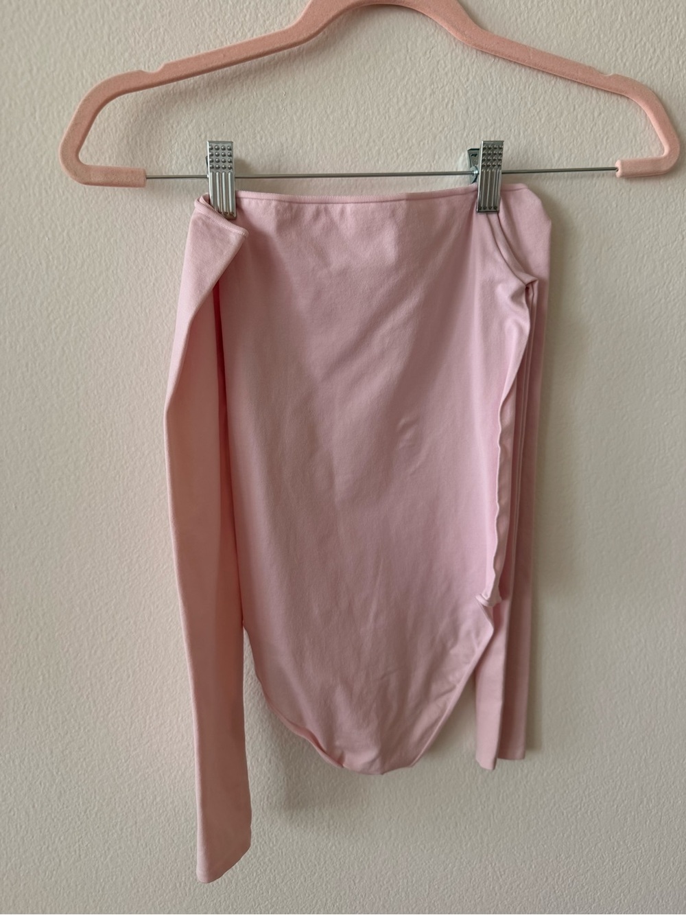 SKIMS | Light Pink Long Sleeve Bodysuit
